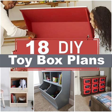 18 Diy Toy Box Plans For Kids Toys Diy Crafts