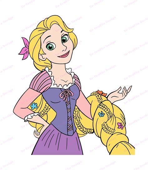 rapunzel hair tangled svg 1 svg dxf cricut silhouette cut etsy