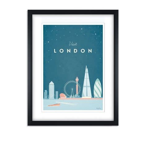 London | London travel poster, London poster, London art print