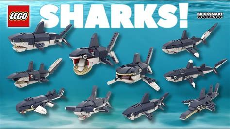 Sharks Lego 31088 Deep Sea Creatures Part 6 Deep Sea Creatures Lego