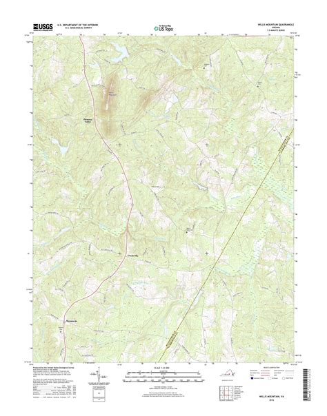 Mytopo Willis Mountain Virginia Usgs Quad Topo Map
