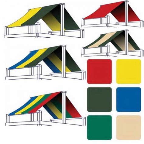 Custom Made Tarps And Canopies In A Variety Of Colors And Stripes