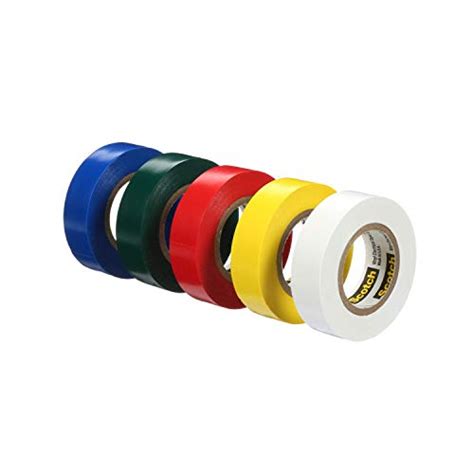 3m Scotch 35 Electrical Tape Multi Color Value Pack 10457na 5