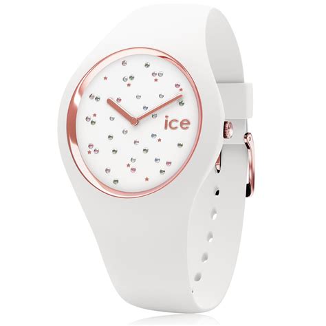 Ice Watch Ice Watch Womens Cosmos 016297 White Silicone Quartz