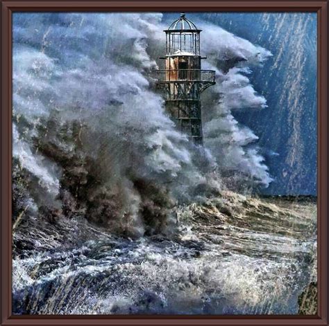 Lighthouse In The Storm Beacon Of Light Lighthouses Wonders Of The