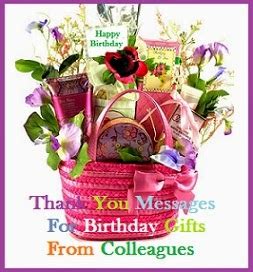 Thank You Messages Birthday Gifts