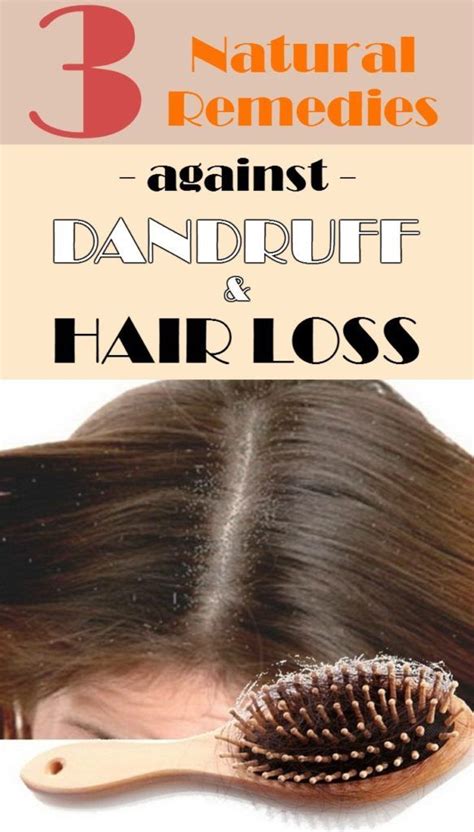 There are many options and alternative cosmetic treatments for hair loss. 3 natural remedies against dandruff and hair loss ...