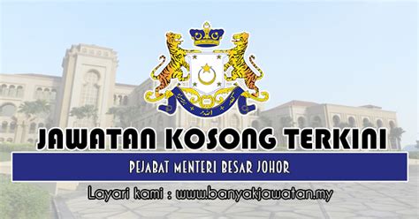 Pejabat menteri besar perlis, aras 3, kompleks dewan undangan negeri persiaran wawasan, 01000 kangar, perlis. Jawatan Kosong di Pejabat Menteri Besar Johor - 15 ...