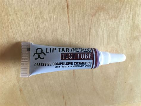 Obsessive Compulsive Cosmetics Lip Tar In Black Metal Dahlia Unopened