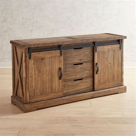 Shop rustic sideboards + buffet tables in a variety of styles and designs to choose from for every budget. Maxwell Buffet Table in Vintage Brown | Dining buffet ...