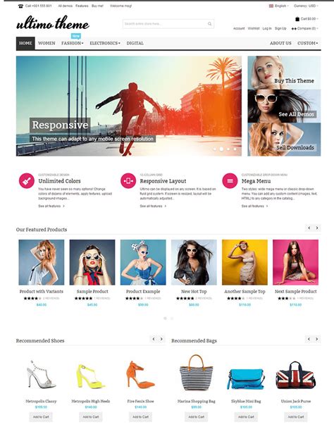 Online store templates professionally designed to sell, with an irresistible combination of attractive design and smooth shopping experience on any device. 15 Best ecommerce Website Templates - Trending in 2016 ...