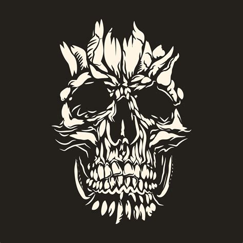 Skull SVG Digital file Skull for printing on T-shirts File | Etsy