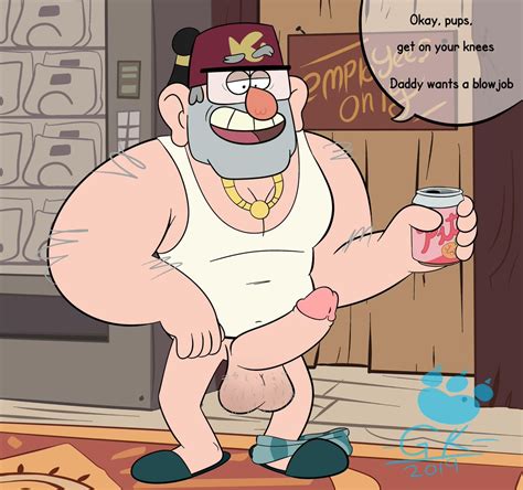 rule 34 balls gravity falls male male only penis solo stanley pines text 3317167