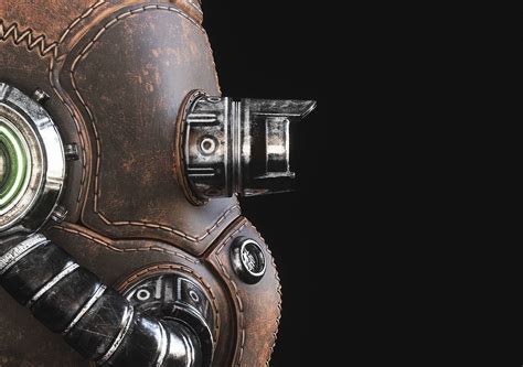 Steampunk Leather Mask CGTrader
