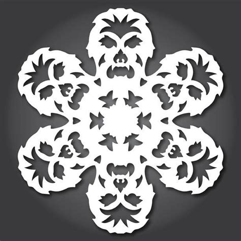 51 Free Paper Snowflake Templates—star Wars Style Christmas Ideas