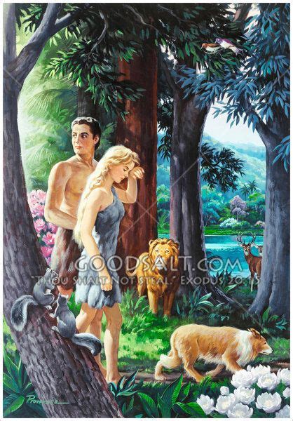 Adam And Eve Leave The Garden Of Eden
