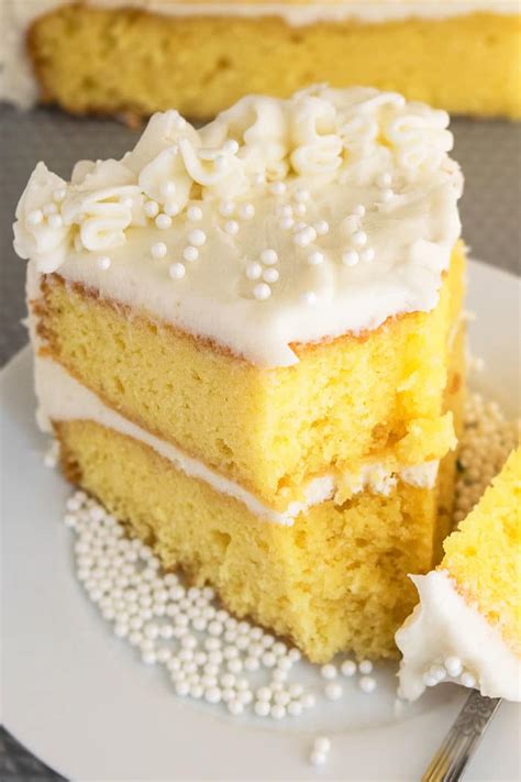 Vanilla Butter Cake Recipe From Scratch Necipezxews