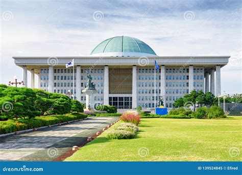 The National Assembly Proceeding Hall Seoul South Korea Stock Image