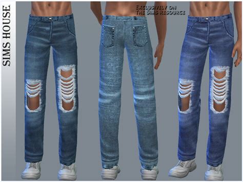The Sims Resource Men S Ripped Jeans