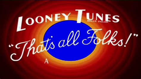 Thats All Folks Warner Brothers Looney Toons Warner