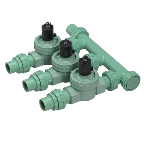 Orbit 57253 Pre Assembled 3 Valve Sprinkler Manifold System Irrigation