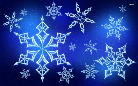 Download Snowflakes Wallpaper Vector By Colleenolson Snowflake