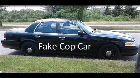 Fake Cop Car Be Careful Out There Youtube