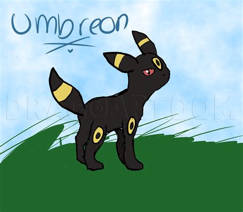 How To Draw Umbreon Simple Step By Step Drawing Guide By