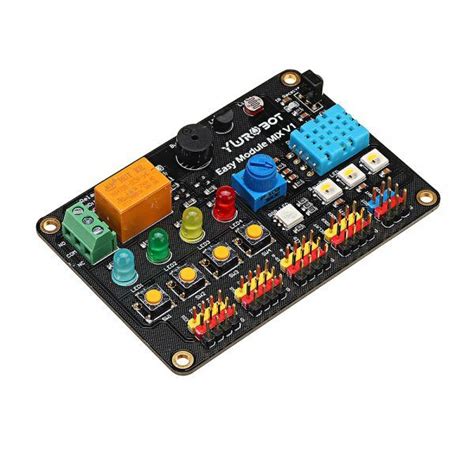 An Electronic Board With Many Different Components On The Top And