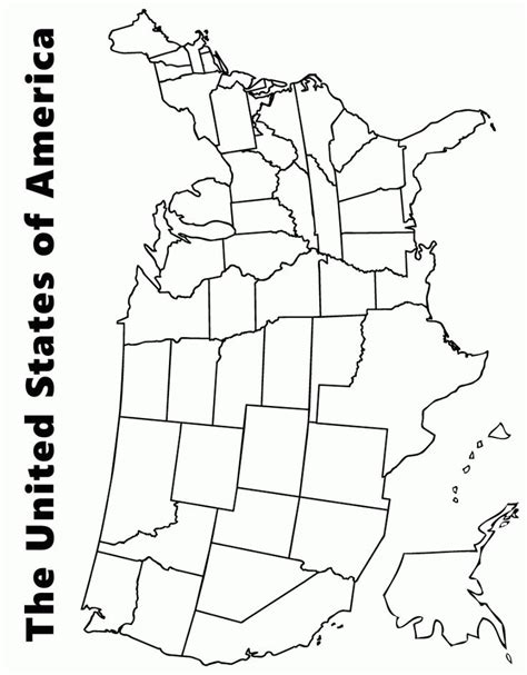 United States Map Worksheet First Grade Try This Sheet