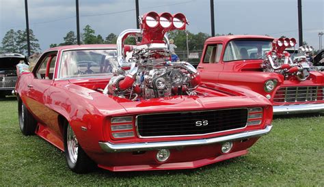 69 Rsss Pro Street Camaroblown With Twin Turbos Gorgeous