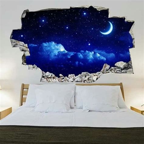 Night Sky Bedroom With Images Space Themed Room Girls Bedroom