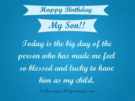 Happy Birthday Cards For Son