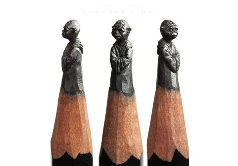 Carving Pencil Miniature Par Salavat Fidai Sculpture Crayon