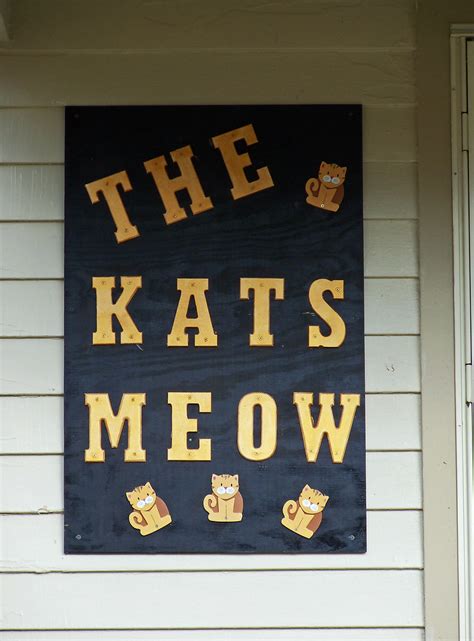 Oh Oxford The Kats Meow Sign For The Kats Meow House In Flickr