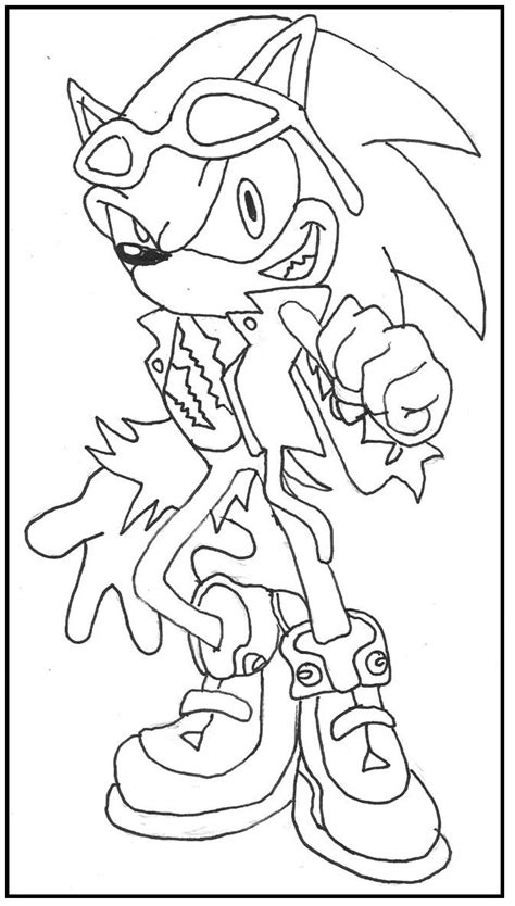 Excalibur Sonic Coloring Pages Coloring Pages