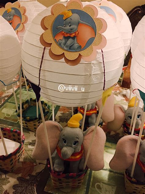 Dumbo Centerpiece Decoraciones De Baby Shower Para Niños Baby Shower