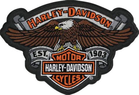 Financing offer available only on new harley‑davidson® motorcycles financed through eaglemark savings bank (esb) and is subject to credit approval. Harley-Davidson Aufnäher/Emblem "EAGLE RELIC" Patch ...