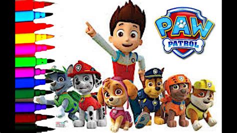 Colour tool to add colour and texture to one of your favourite pups, chase from paw patrol! Disney Paw Patrol Coloring Book Pages Chase Ryder Marshall ...