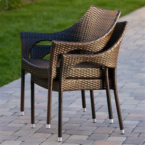 Home Loft Concepts Norm Outdoor Wicker Arm Chair And Reviews
