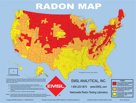 Radon Map By Zip Code Transborder Media