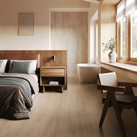 Oaktree Natural Ash Beige 8x48 Wood Look Matte Porcelain Tile