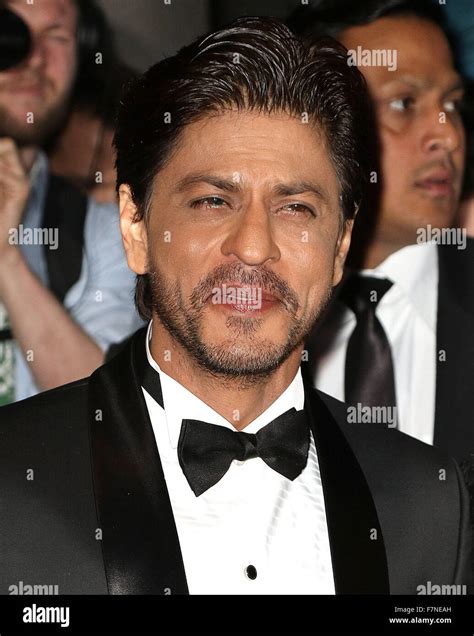 Apr 17 2015 London England Uk Shahrukh Khan Attending The Asian Awards 2015 Grosvenor