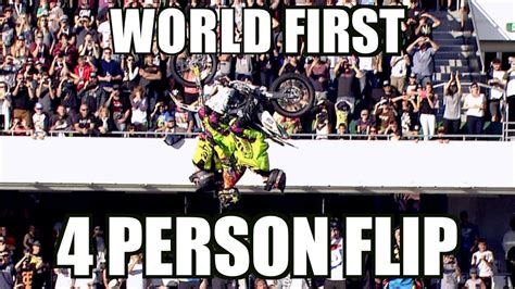 World First 4-Person Backflip! - YouTube