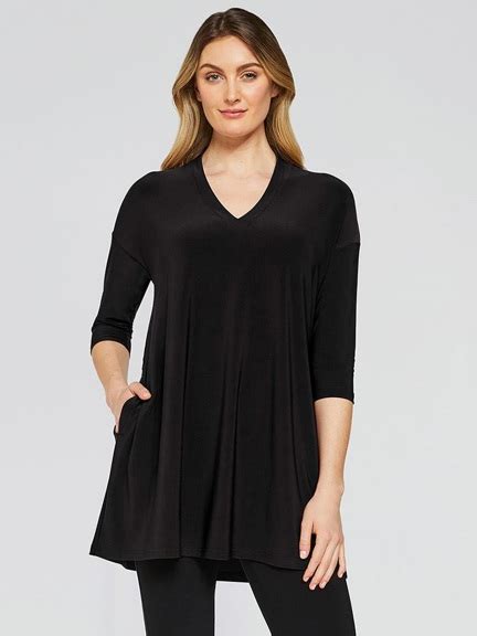 Deep V Ruched Tunic By Sympli At Hello Boutique