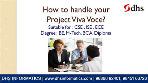 How To Handle Academic Project Viva Voce Part 1 Tips Be Projects