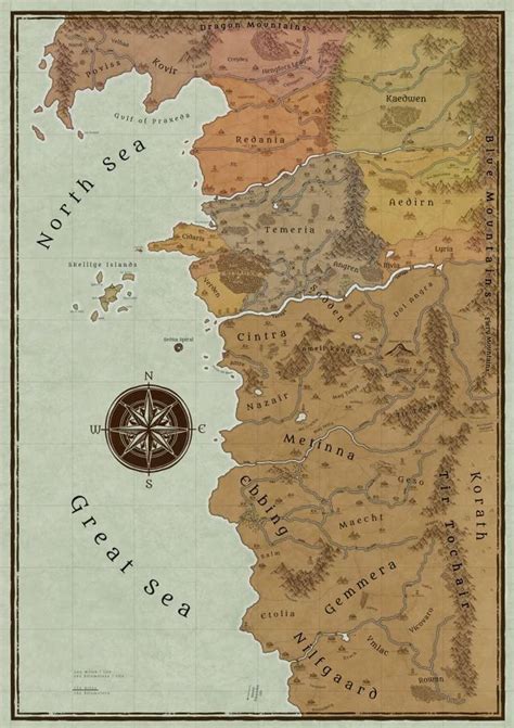 The Witcher Continent Updated With Borders Inkarnate In 2022 The
