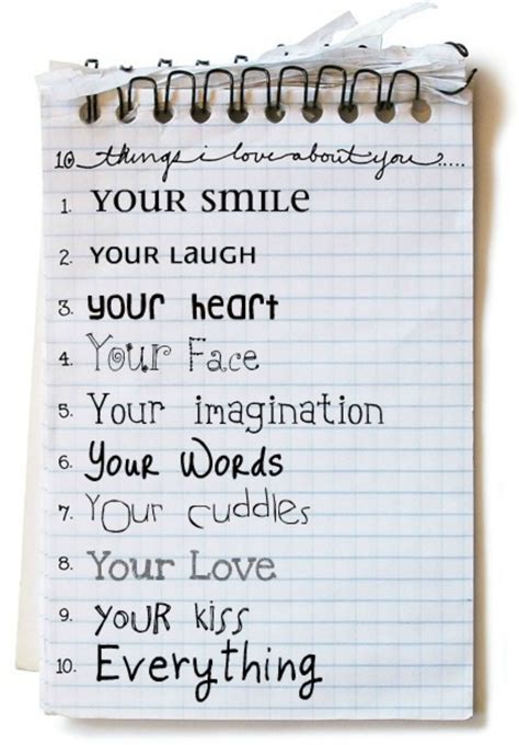 10 Things I Love About You Cards For Boyfriend Birthday Cards For