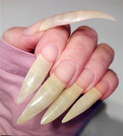 Pin By Percy 201 6410 On Curved Nails Curved Nails Long Natural Nails Crazy Nails