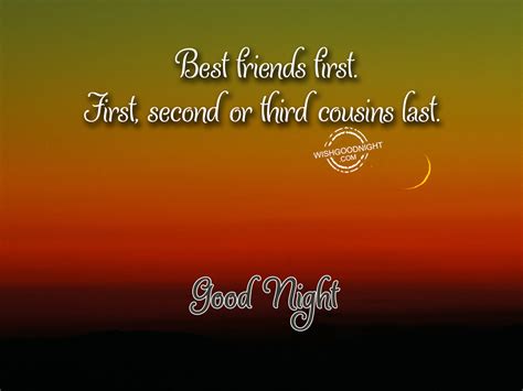 Good Night Wishes For Cousin - Good Night Pictures - WishGoodNight.com